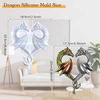 Vista 44 de 3D Hummingbird Silicone Mold Animal Resin Mold Bird Statue Making Epoxy Mould DIY Craft Casting Mold for Gift Home Office Wall Hanging Decor