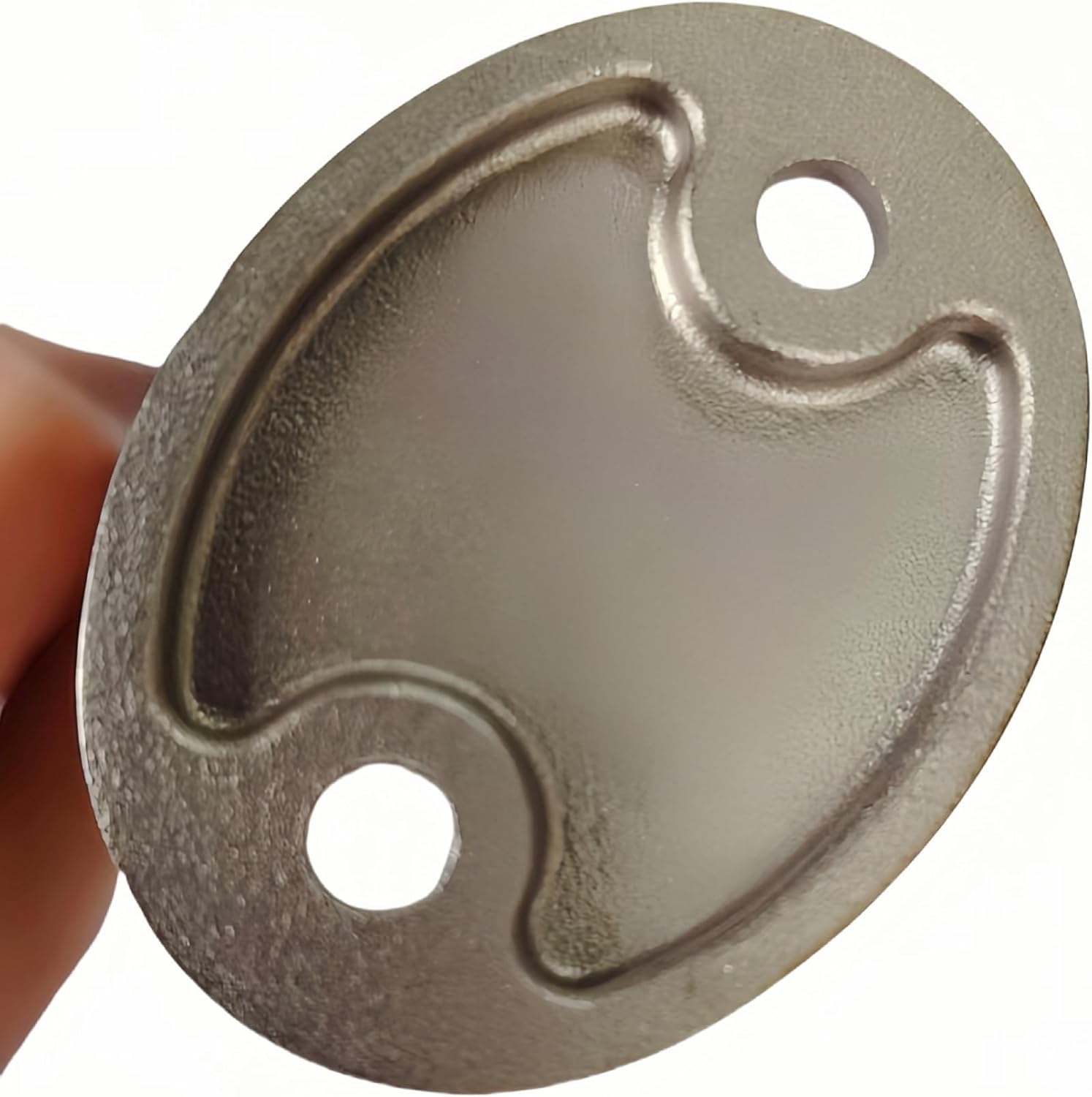 Stainless Steel Bar & Floor Mount Combination Foot Rail Bracket ,Fits 50.8mm/2inch OD Bar Foot Rail Tubing Furniture Hardware with Screws (Matte Black, 2Pack)