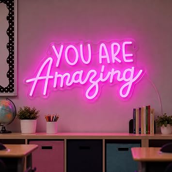 Hoolerry You Are Amazing Neon Sign Wall Decor