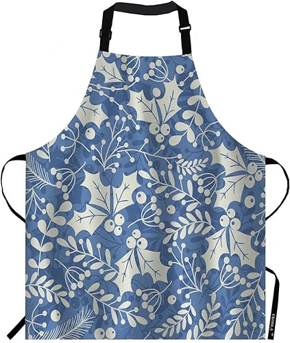 Miniatura 5 de EKOBLA Delantales de fresa Acuarela Dibujado a mano Hermosa Fruta Delantal de primavera, Multi-a46