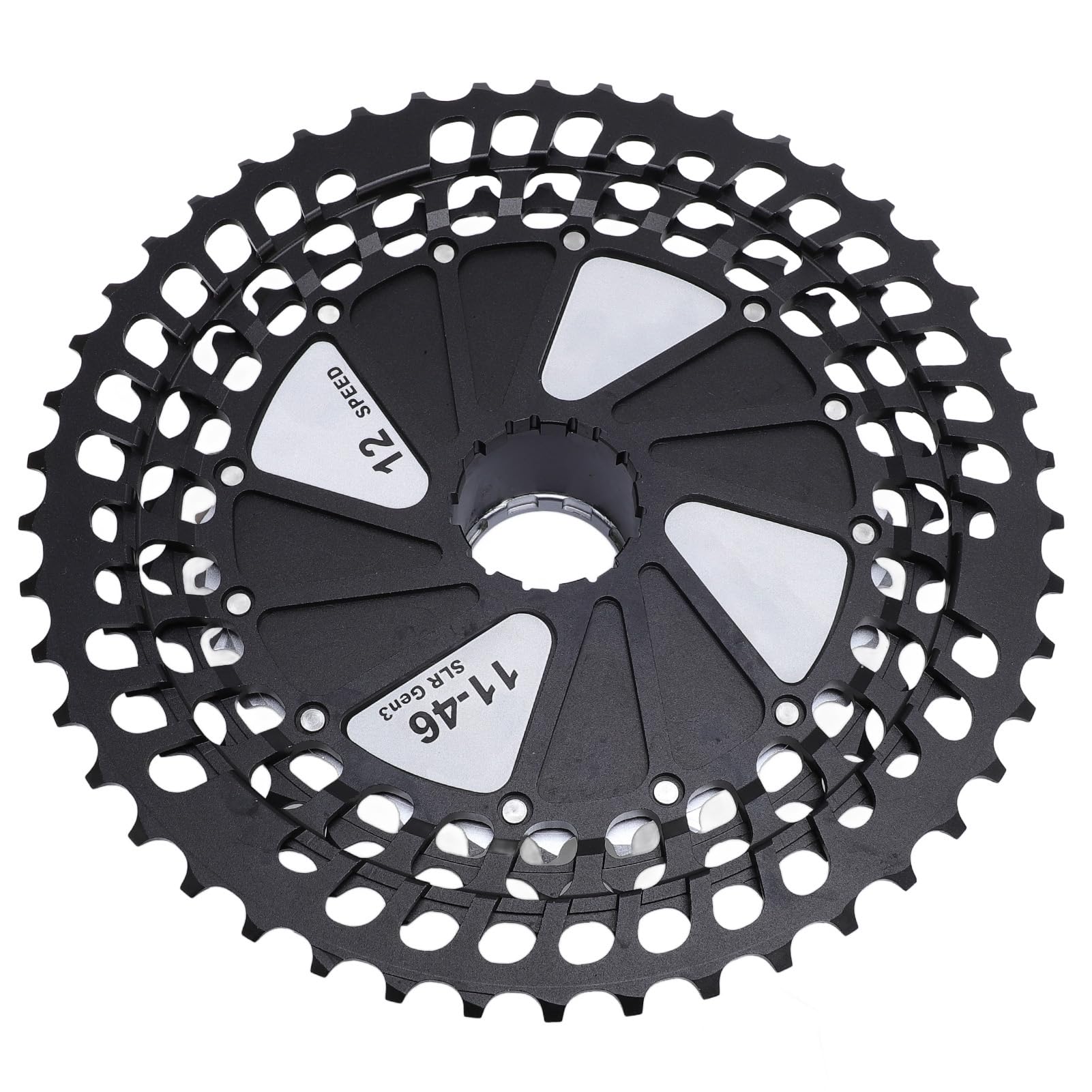 Casete de Bicicleta Ultraligero de Aleación de Aluminio 11-46T para Instalación Rápida para Personalizadores de Bicicletas