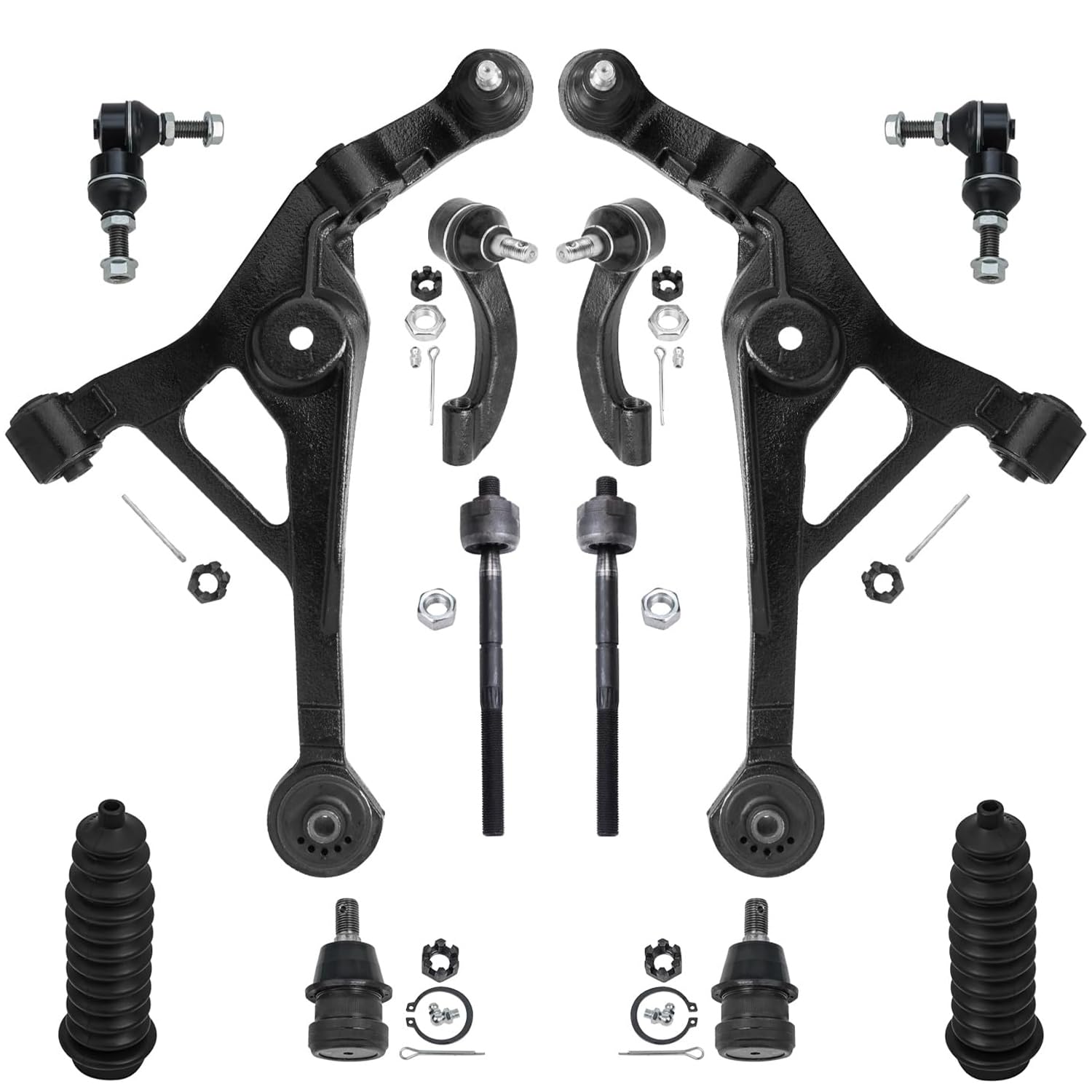 Detroit Axle - 12pc Front End Suspension Kit for 01-06 Chrysler Sebring
