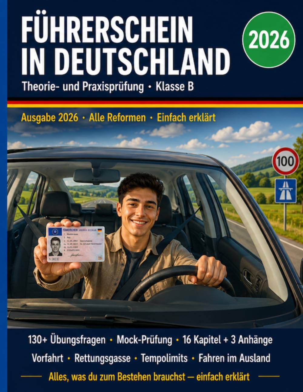 Führerschein in Deutschland: Dein vollständiger Lernbegleiter für Theorie- und Praxisprüfung der Klasse B — Mit allen Reformen 2026
