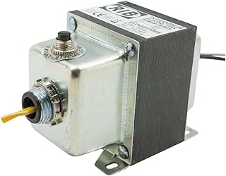 Transformer 100VA,120-24V,2 hub,ClassII UL Listed US/C,CBkr, 20 in wires