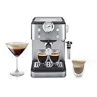 De'Longhi Classic EM450.M, Macchina da Caffè Manuale con Schiumatore