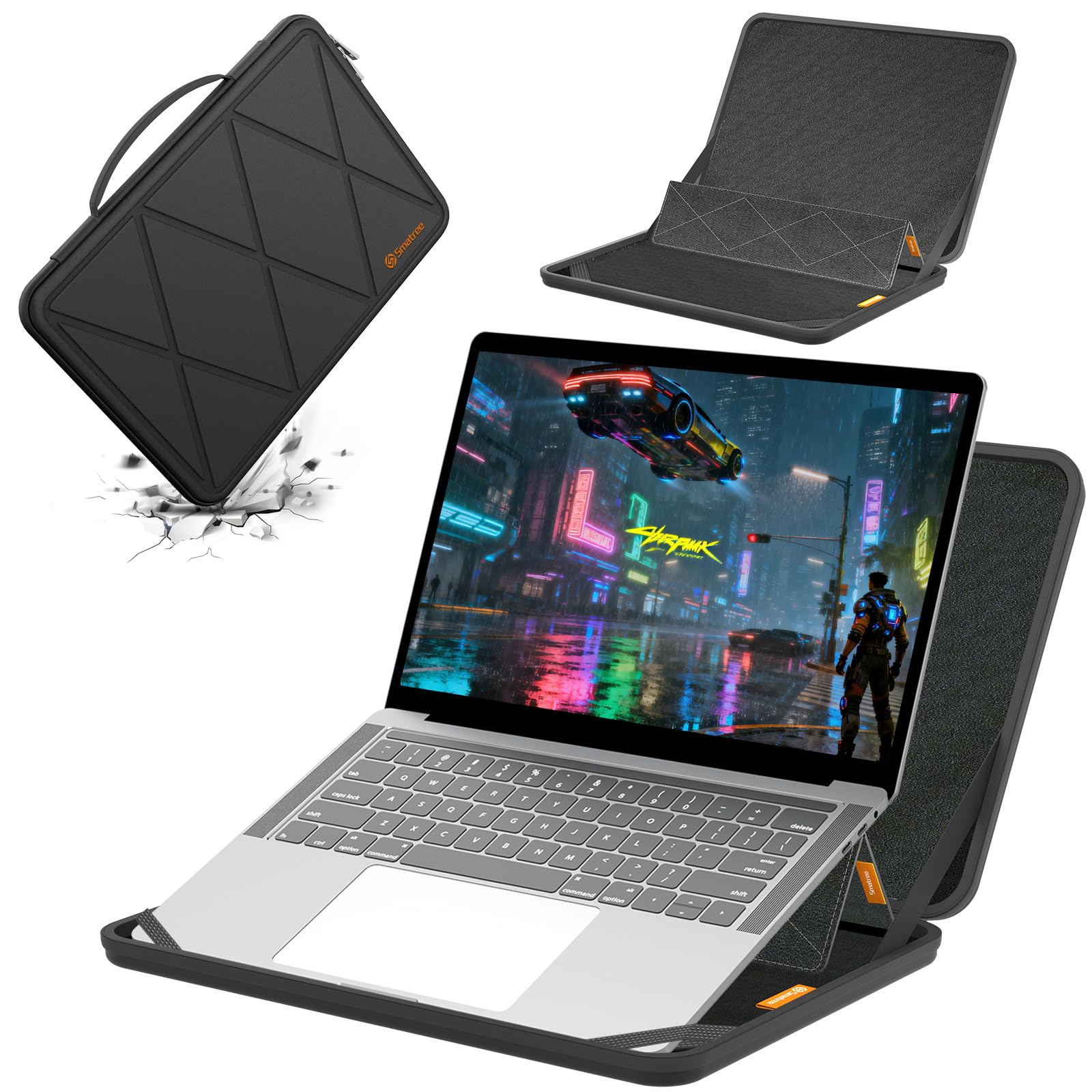Smatree MS61 Protección rígida 14 Pulgadas Funda para portátil Compatible con Lenovo ThinkBook Plus Gen 5 Hybrid, para HP OMEN Transcend Laptop, para DELL Latitude 5430 Chromebook or 2-in-1