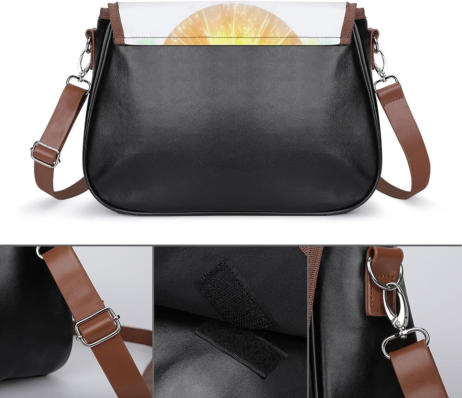 African Goddess of Life Sun Shoulder Bags for Women Tote Handbag Clutch Purse Messenger Bag
