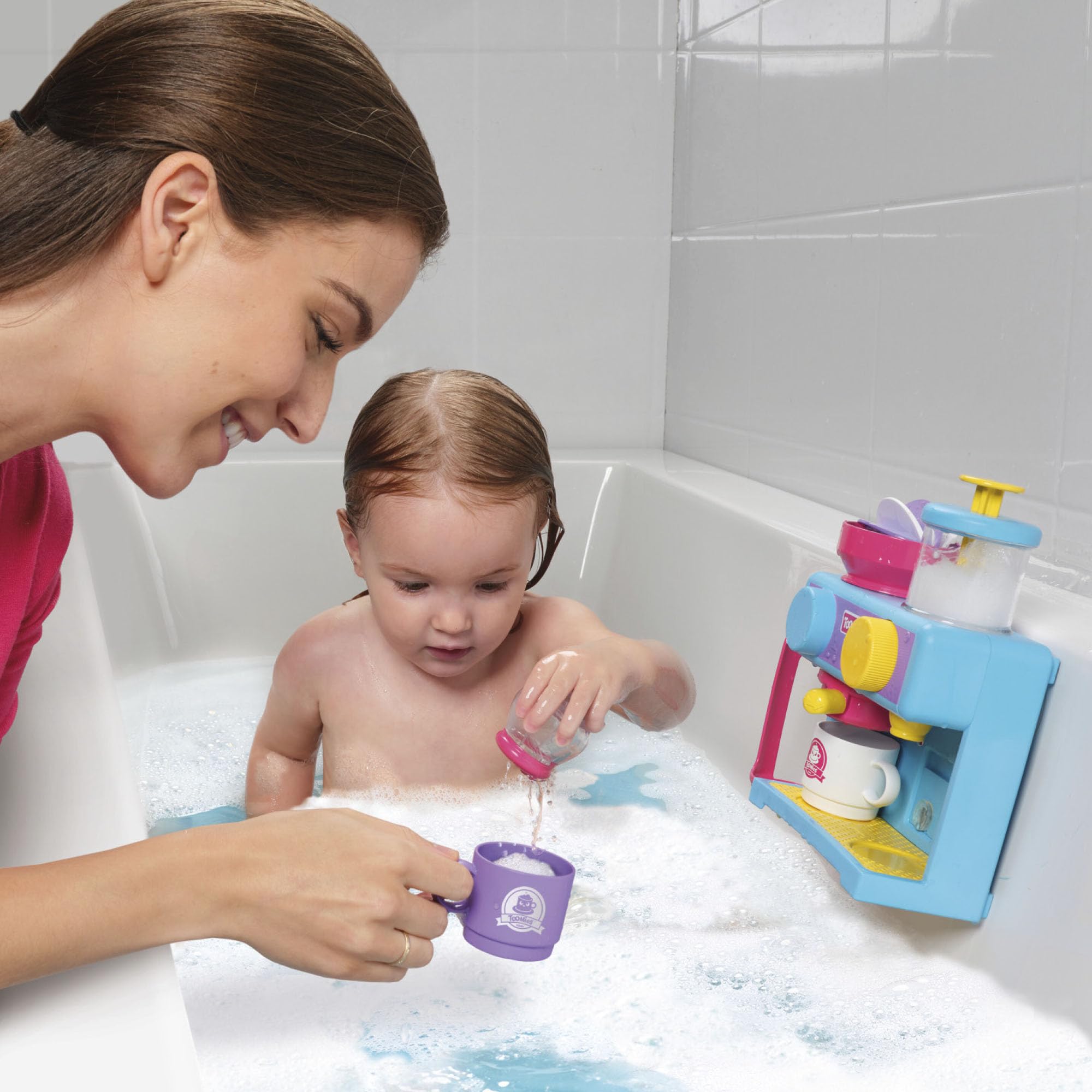 Bizak Machine à café pour Baignoire Toomies, Jouet créatif de Bain avec Mousse Type glacé et Jeu d'imitation Depuis 18 Mois (30693547)