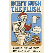 Stocking Stuffers for Men Don t Rush the Flush Mind-Blowing Facts and Mix of Activities Funny Stocking Stuffers, Band 1