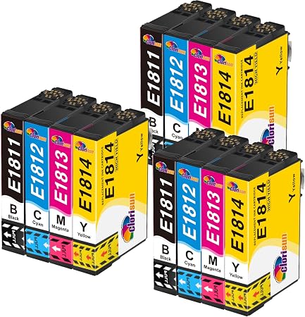 Clorisun 18XL Ink Cartridges Multipack 