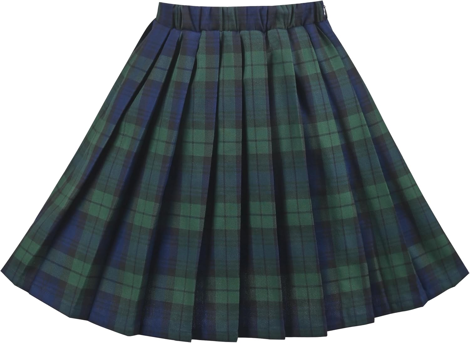 Sunny Fashion Girls Skirt Back School Uniform Red Tartan Skirt Size 4-14