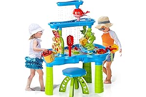 3-Tier Sand Table, Step2 Rain Showers Splash Pond Water Table Toys