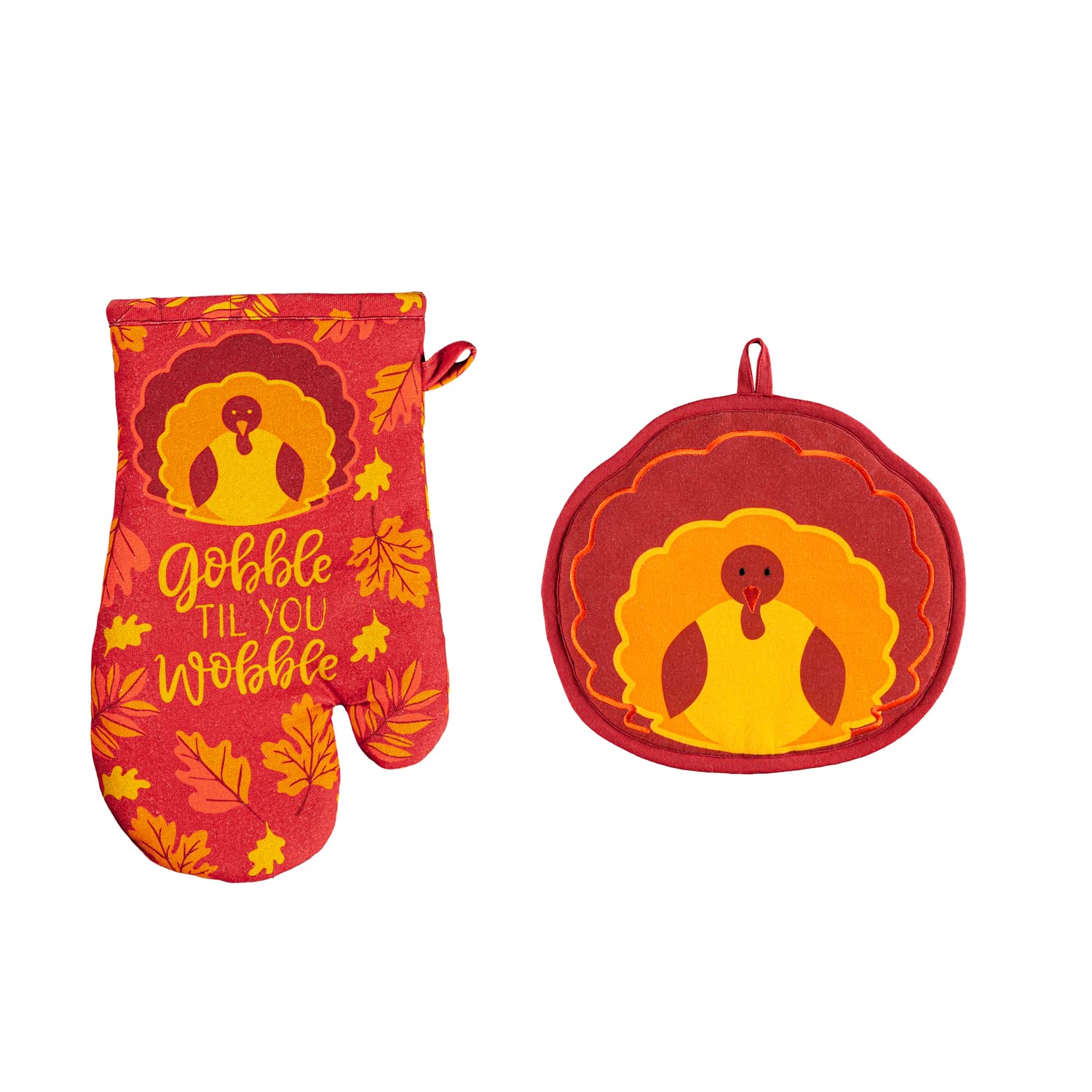 Manique à dinde et gant de cuisine idée cadeau idéale pour Thanksgiving