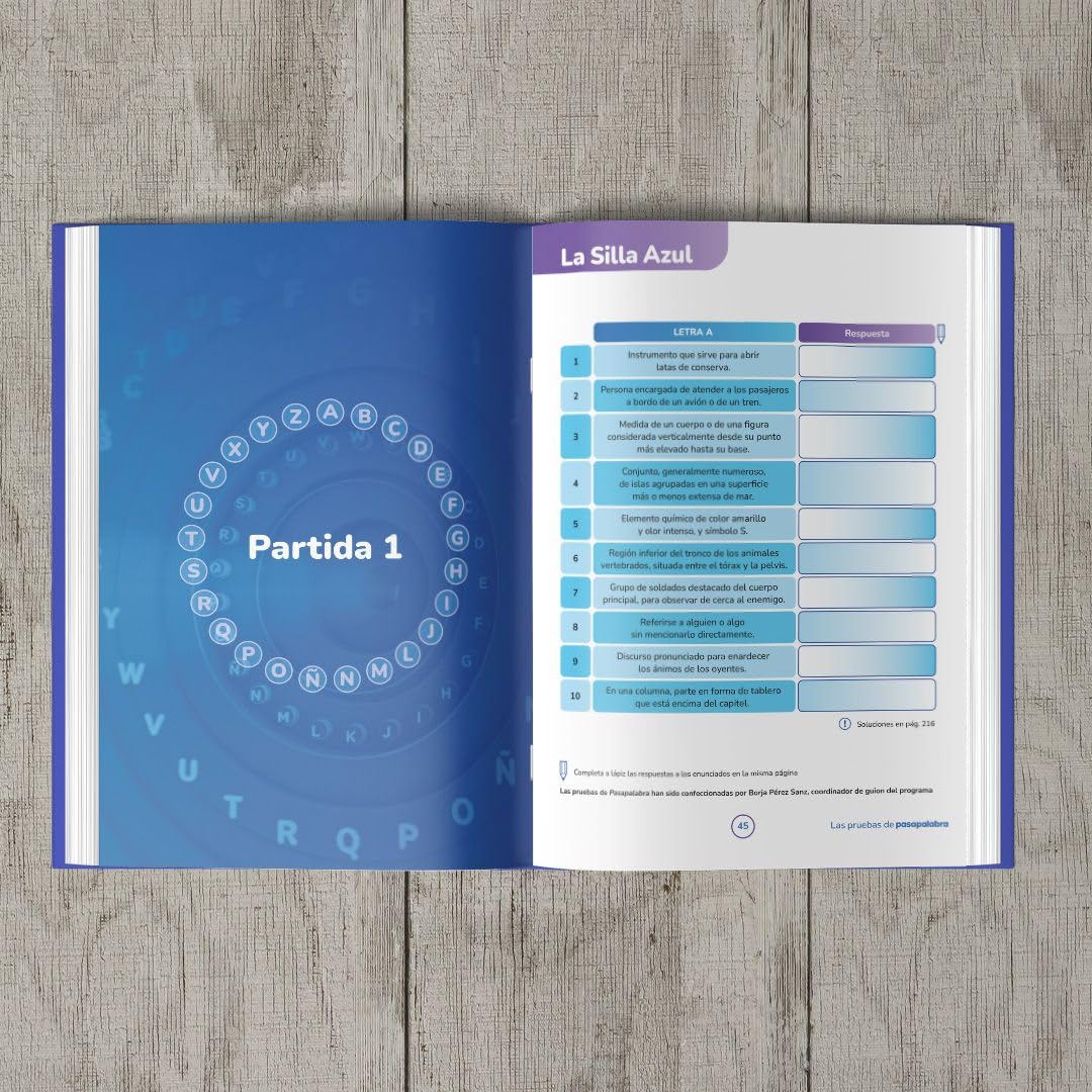 El gran libro de Pasapalabra: Entrena tu mente y diviértete con las pruebas del programa de mayor éxito en TV