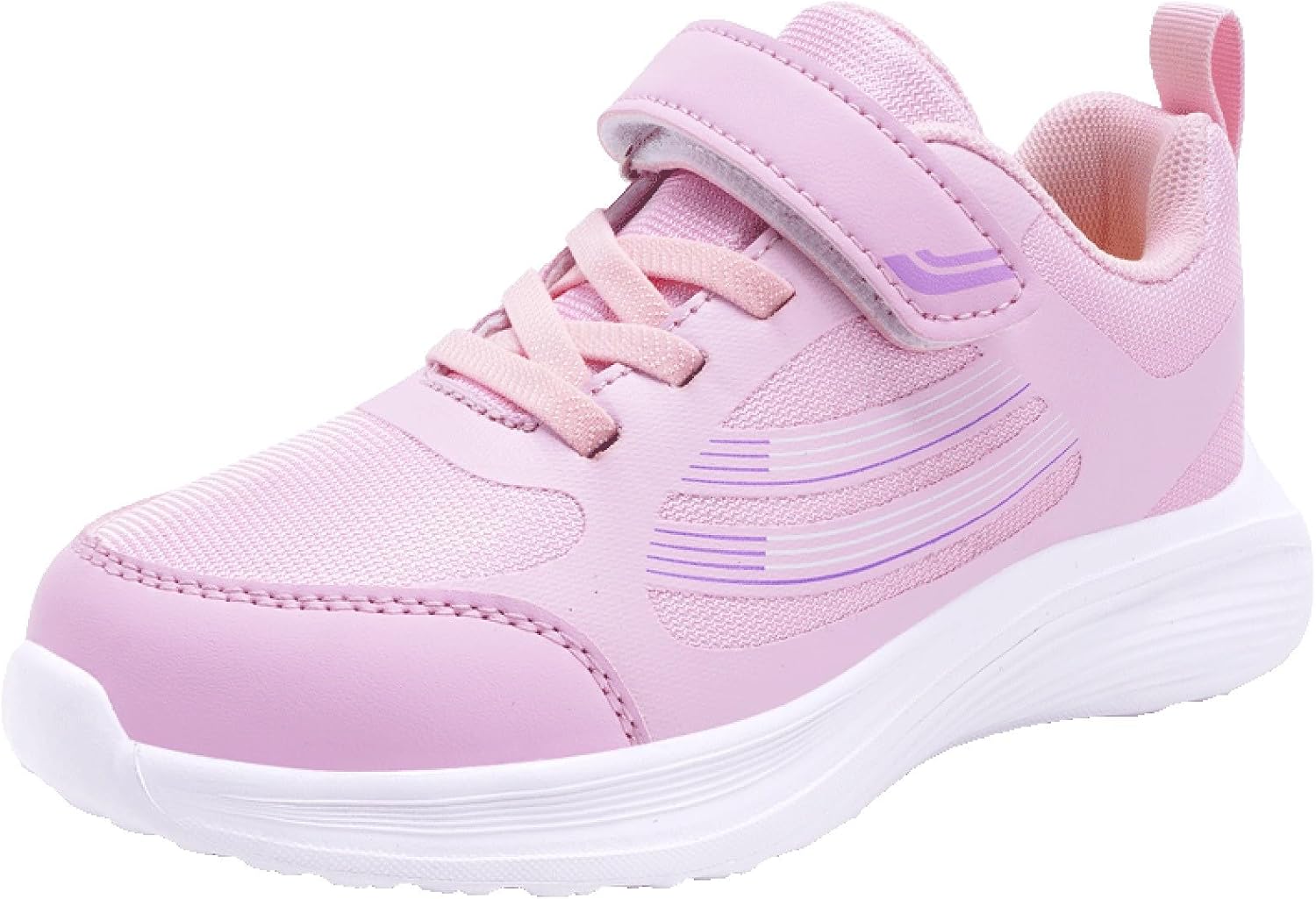IWIHMIV Toddler Boy Tennis Shoes Toddler Slip On Shoes Girls Running Shoes Kids Sneakers Lightweight Breathable Walking Shoes