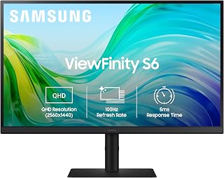 Samsung 27" (68.5cm) IPS 2K QHD Monitor|2560 X 1440|100 Hz|5ms|300nits|Height Pivot Adjustable Stand|SRGB 99%|Ports-HDMIX... Price In India