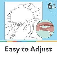 Vista 4 de Nuby Gorro de baño - Baby Essentials - Accesorios de baño para bebés - Rosa