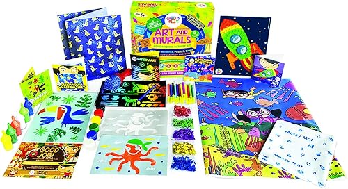 Miniatura 2 de Genius Box Kit de arte y murales para niños pequeños | Kit de actividades creativas 8 en 1 | Juego de rompecabezas para niños mayores de 5 años |
