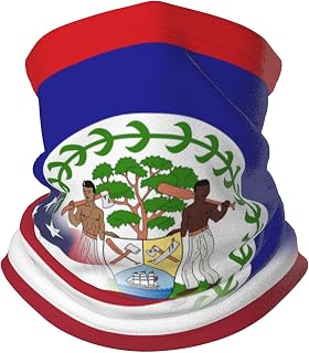 American flag and Flag of Belize Adult Winter Warm Face Cover Versatile Coldproof Face Piece Cycling Mask