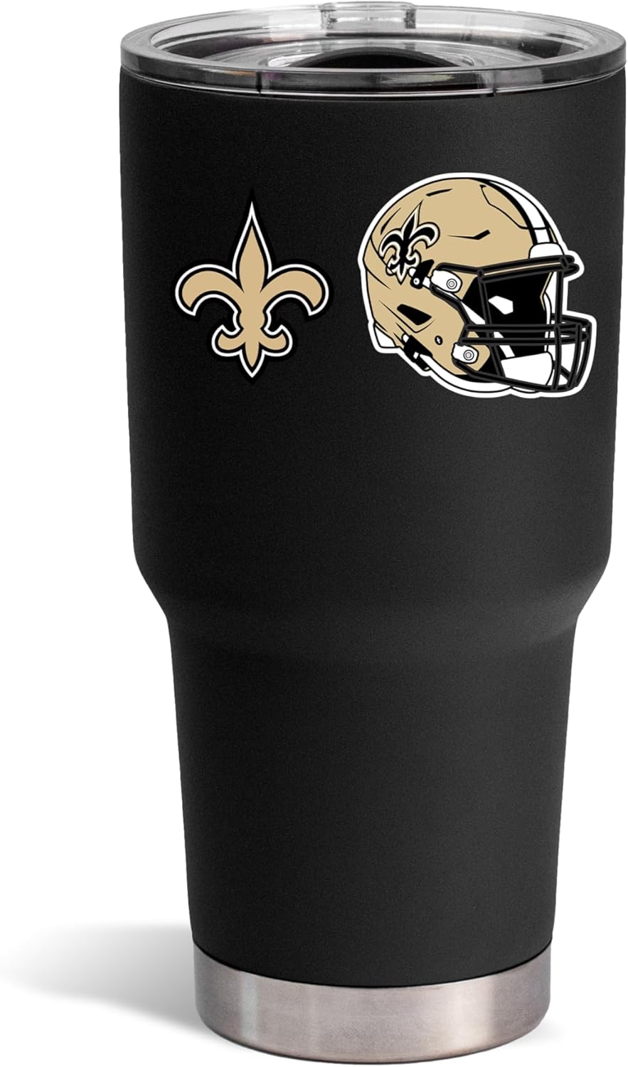 The Memory Company Officially Licensed NFL 30oz Insulated Stainless Steel Tumbler - Double Wall Vacuum Sealed Travel Mug with Built-In Bottle Opener, Leak-Proof Lid, Game Day Essential