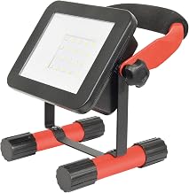 GEFOM 400397 - Proyector LED de obra (10 W, recargable), color rojo