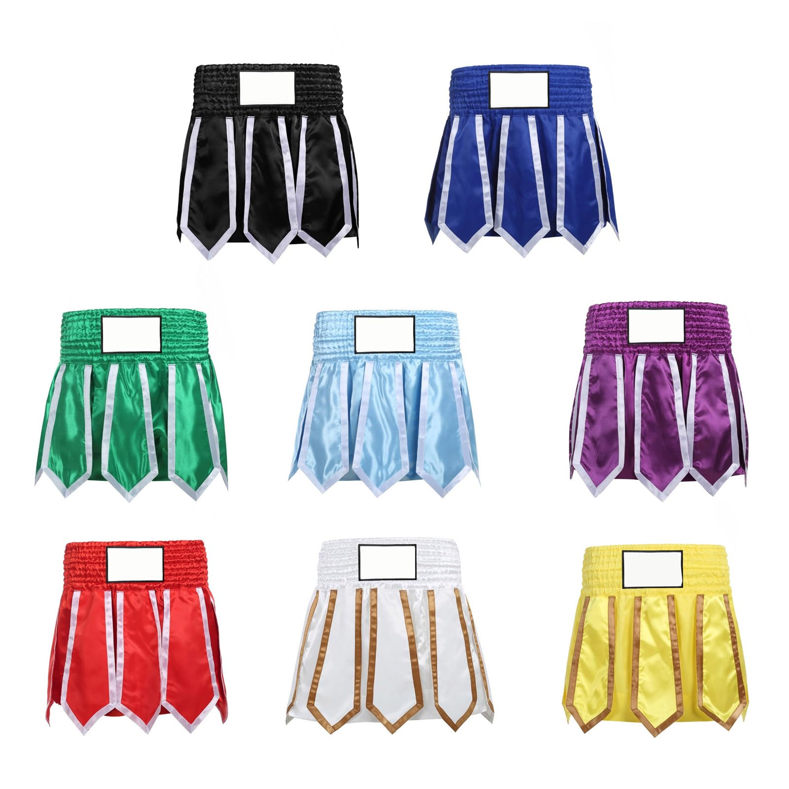 Pantaloncini da allenamento resistenti agli strappi migliorano la mobilità in poliestere per kickboxing e muay thai pantaloncini da combattimento ad alta intensità