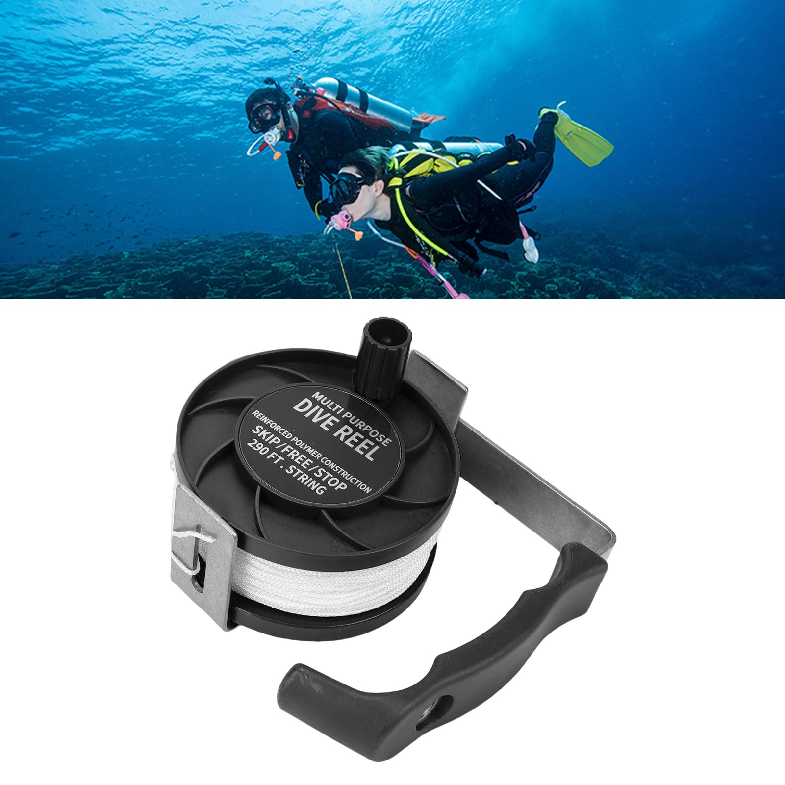 Diyeeni Multipurpose Mulinello Subacqueo 290FT, Acciaio Inossidabile per