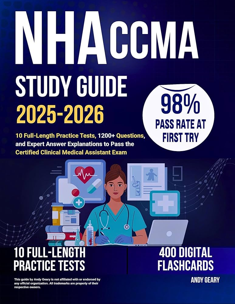 Amazon.com: NHA CCMA Study Guide 2025–2026: 10 Full-Length