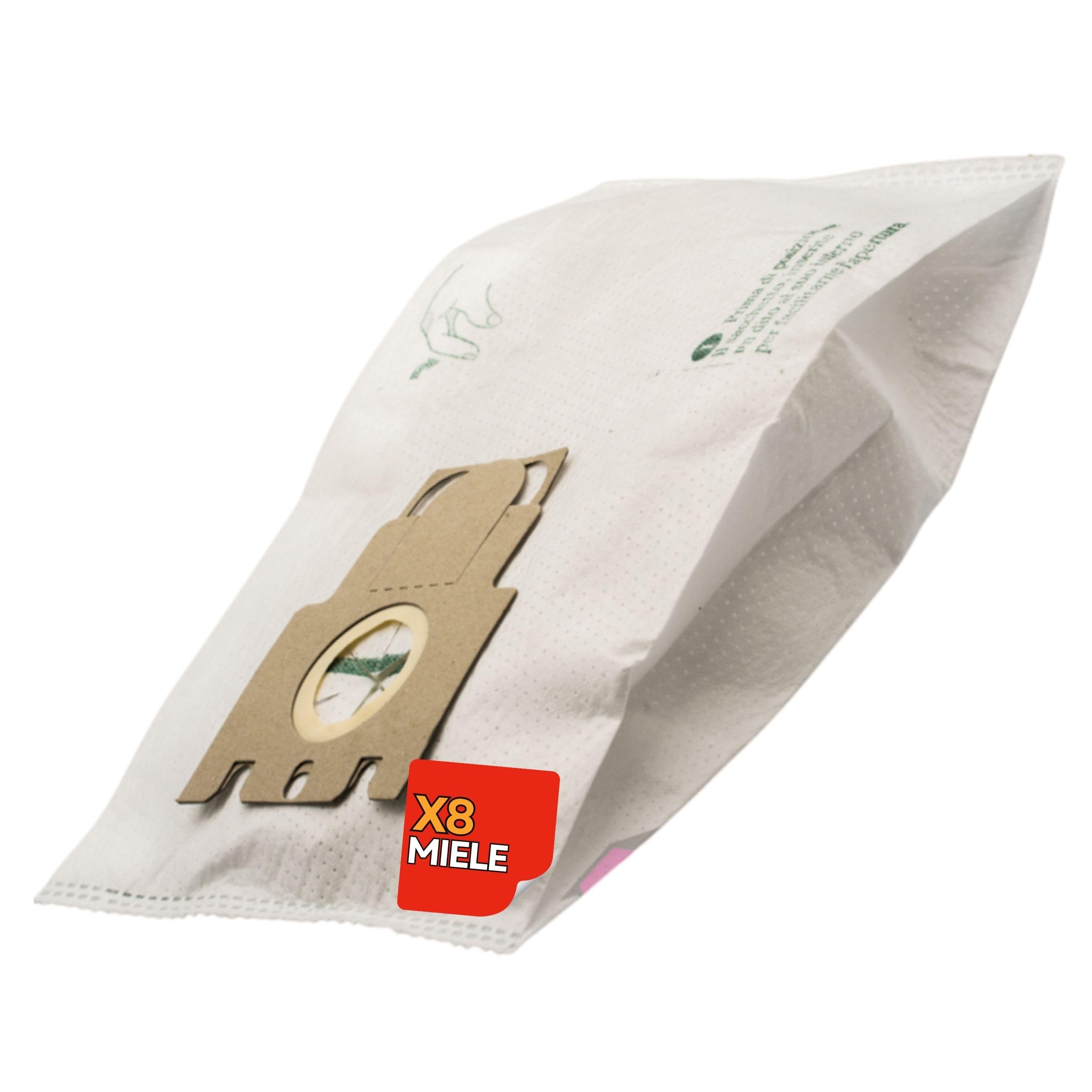 MisterVac | compatibile con sacchetti per aspirapolvere sacchetti di ricambio 40 pezzi Miele S 8340 Ecoline Lotosweiß