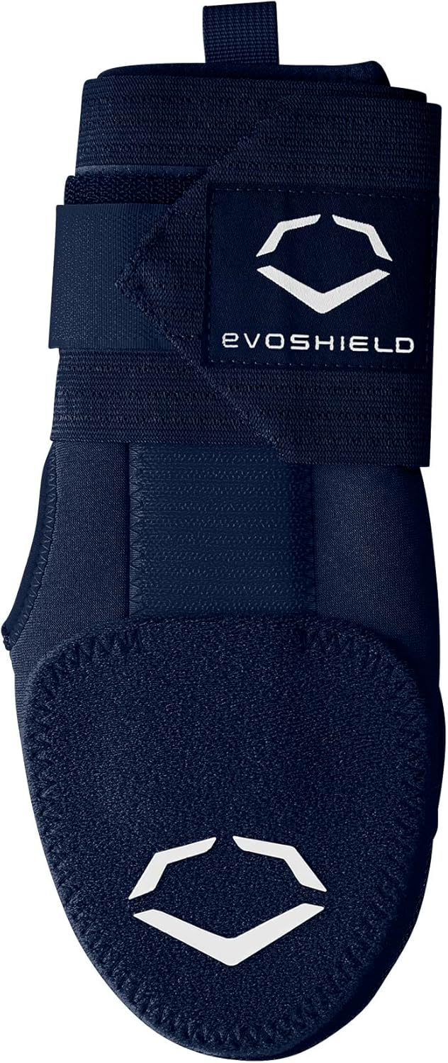 EvoShield スライドミット - ネイビー、左手