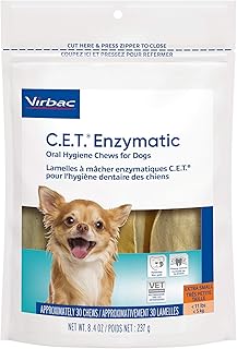 Virbac CET Enzymatic Oral Hygiene Chews for Dogs