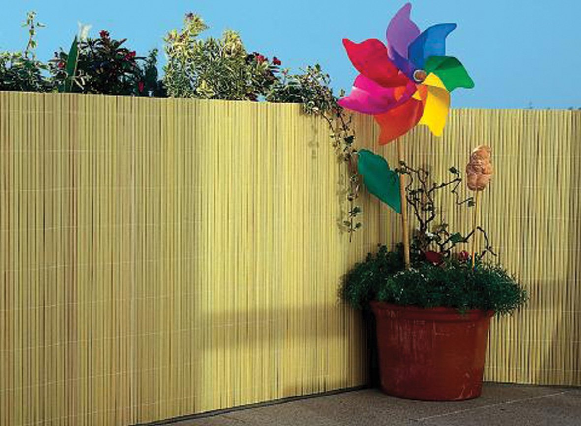 ARELLA DOPPIA "BAMBOO" IN PVC MT. 1,5X3 BEIGE - PZ. 2