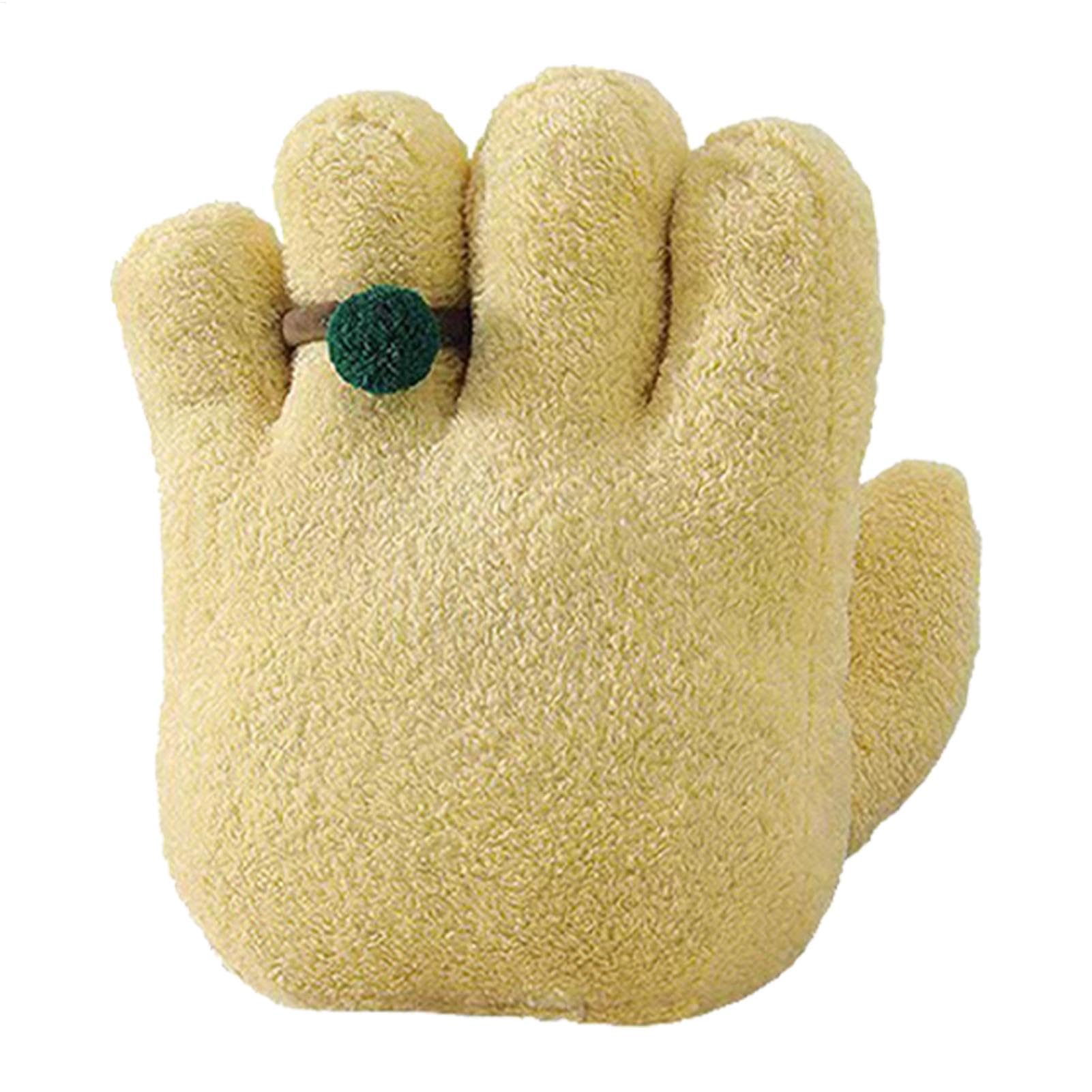 Coussin décoratif en forme de main en matériau doux premium pour décoration de bureau