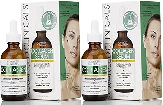 Sponsored Ad - Advanced Clinicals Collagen Serum For Face | Collagen Face Serum For Skin Tightening Helps Lift, Plump & Fi...