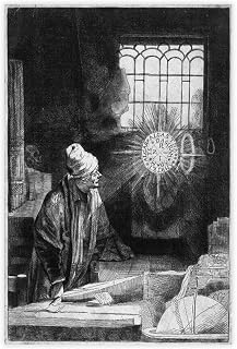 CFIOZYOS Doctor Faust Rembrandt Poster for Teen Boys Room Wall Art Canvas Painting Print Unframe 12x18inch(30x45cm)