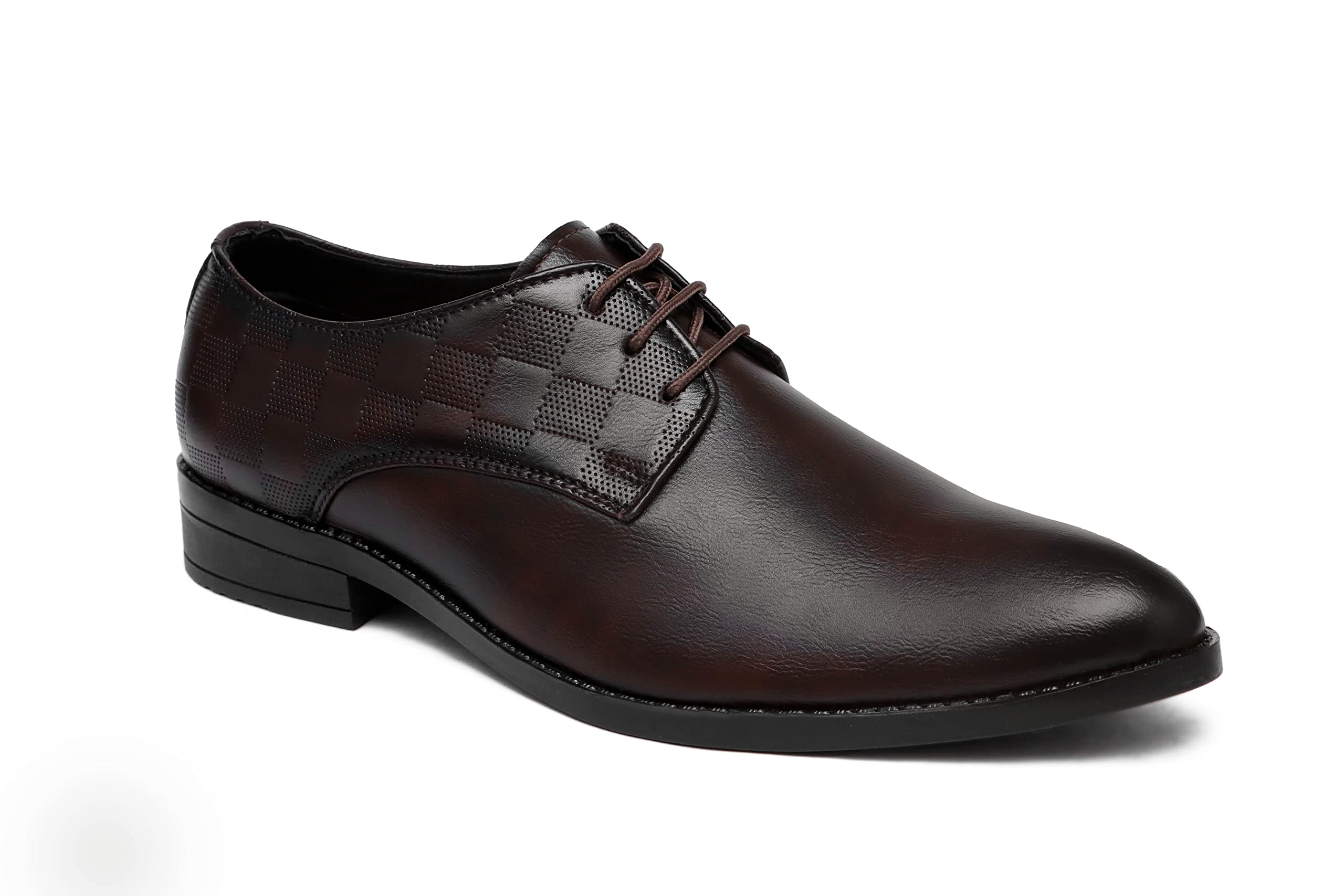 Toro Blu Brown Leather Formal Meeting Shoes for Men - 7 UK (B0BYPD2MFM) Amazon Price History, Amazon Price Tracker