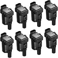 Vista 42 de BDFHYK Paquete de bobinas de encendido UF375 y bujías de iridio 6509 compatibles con Buick Allure Enclave LaCrosse Rendezvous Cadillac CTS SRX Chevy