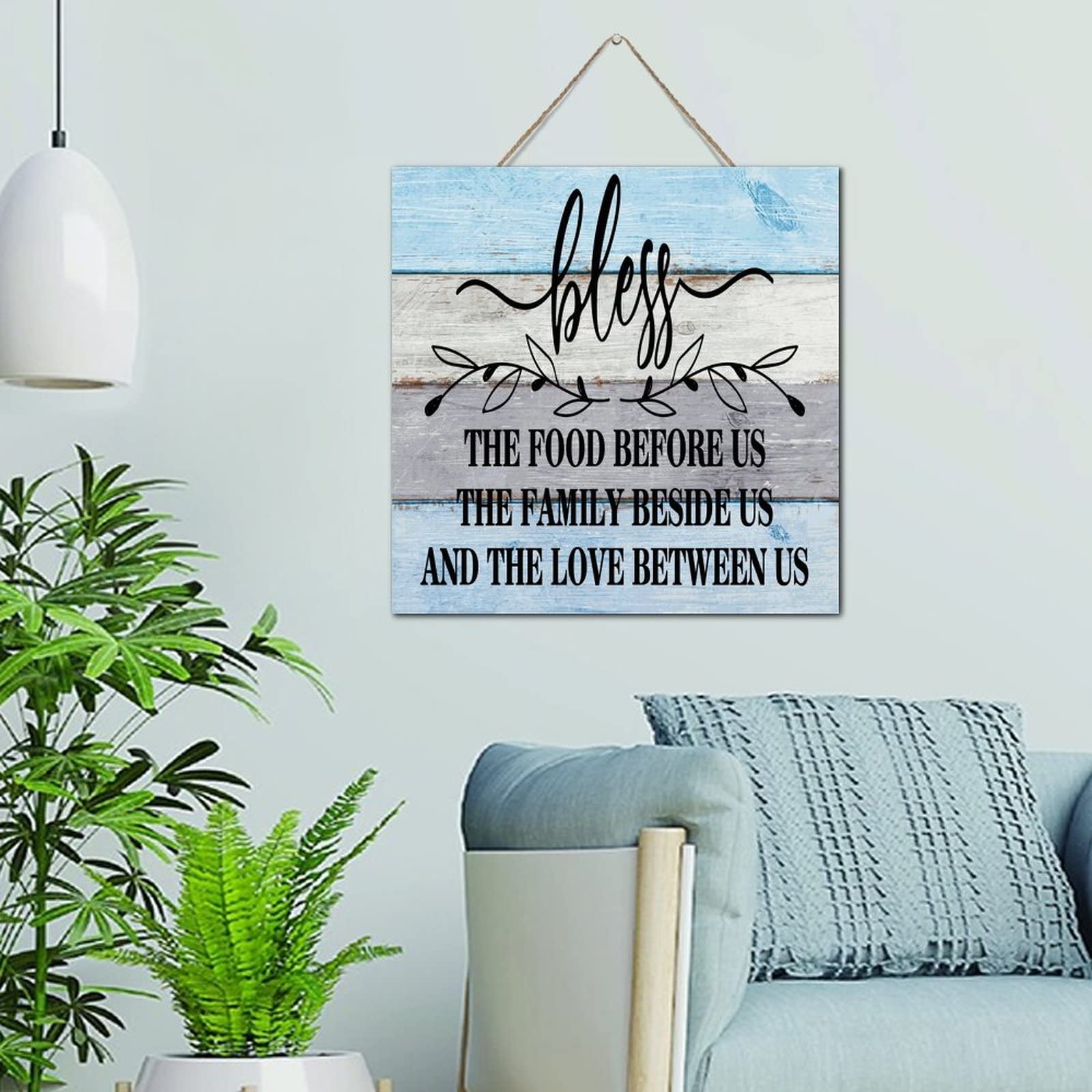 Décoration murale vintage en bois pour cuisine chaleureuse et repas