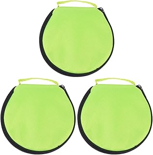 Homoyoyo 3 Peças Saco Redondo Para CD Dvd Pasta Zip Up Pasta Organizador De Carro Bolsa Recipiente Pasta Suporte Mangas Dvd Armazenamento Carteira Estojo De Armazenamento De Disco Estojo