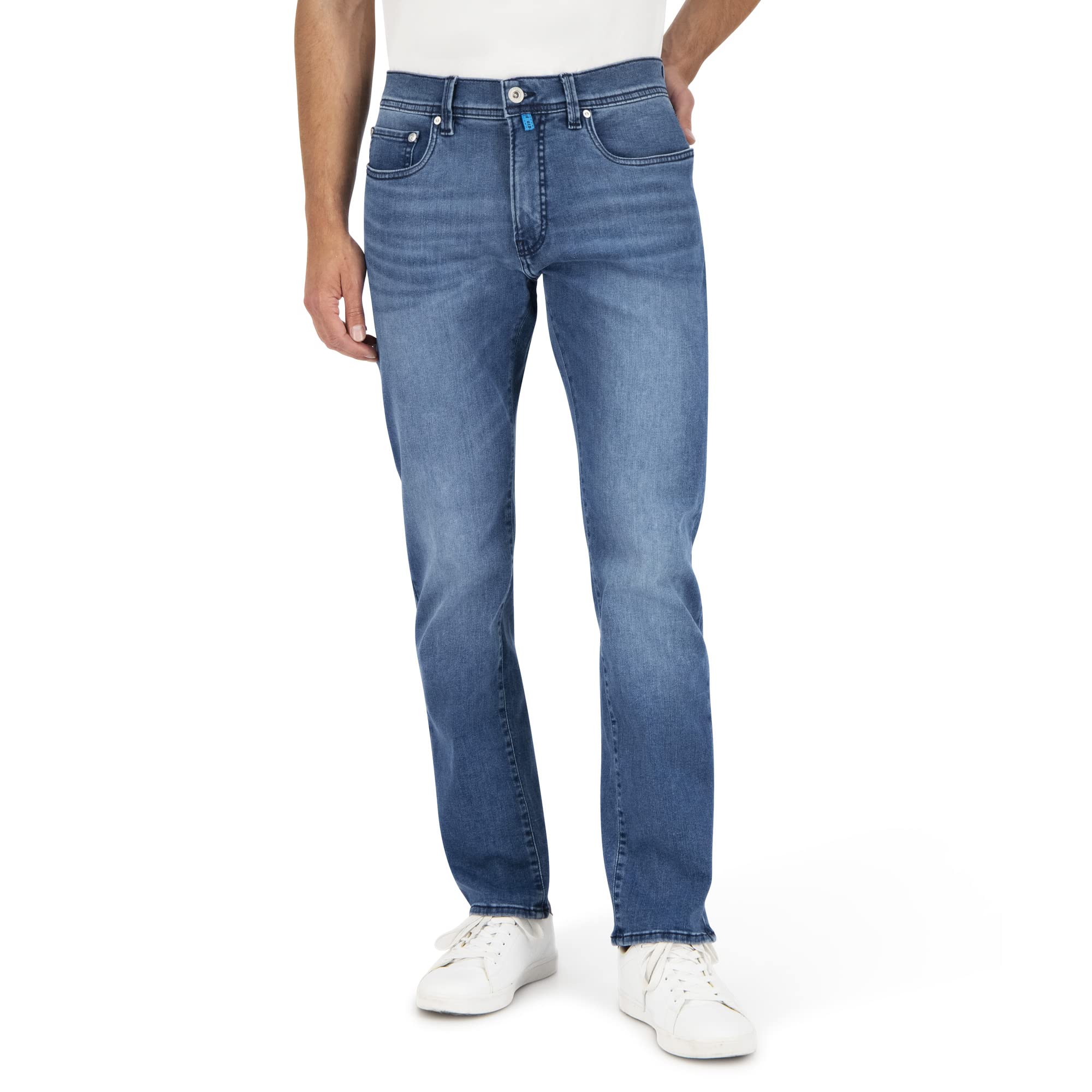 Pierre Cardin Herren Jeans Lyon Tapered | Männer Hose | Tapered Fit | Blue Used Buffies Washed | Blue Used Buffies 8048 13 6824 | 33W - 30L