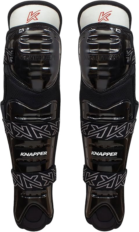 AK5 Ball Hockey Shin Guards - Pro-Level Protection Gear | Impact-resistant, adjustable straps, breathable padding, full lower-leg coverage; indoor, outdoor & dek hockey - teen & adult