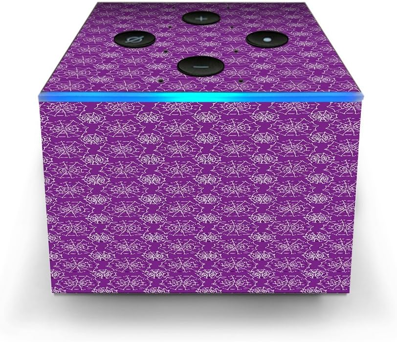 Skin Decal Vinyl Wrap for Amazon Fire TV Cube & Remote Alexa Stickers Skins Cover/Spider Web Pattern