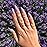 KXAMELIE Floral French Tip Press on Nails Long Square Shape Glue on Nails Glitter Sequins Full Cover Fake Nails with Designs for Women Girls DIY Nail Art 24PCS