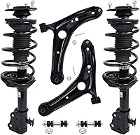 Vista 74 de Detroit Axle - Kit de suspensión delantera RWD para Chrysler 300 Dodge Challenger Charger Magnum, brazos de control superior con barras