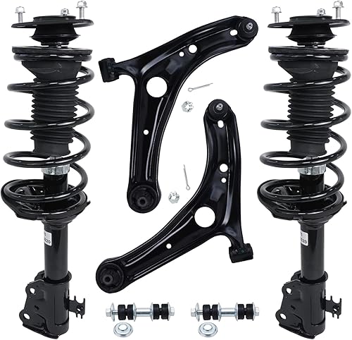 Miniatura 75 de Detroit Axle - Kit de brazos de control AWD para cargador Chrysler 300 Dodge Challenger Magnum, 2 brazos de control superiores delanteros con rótula