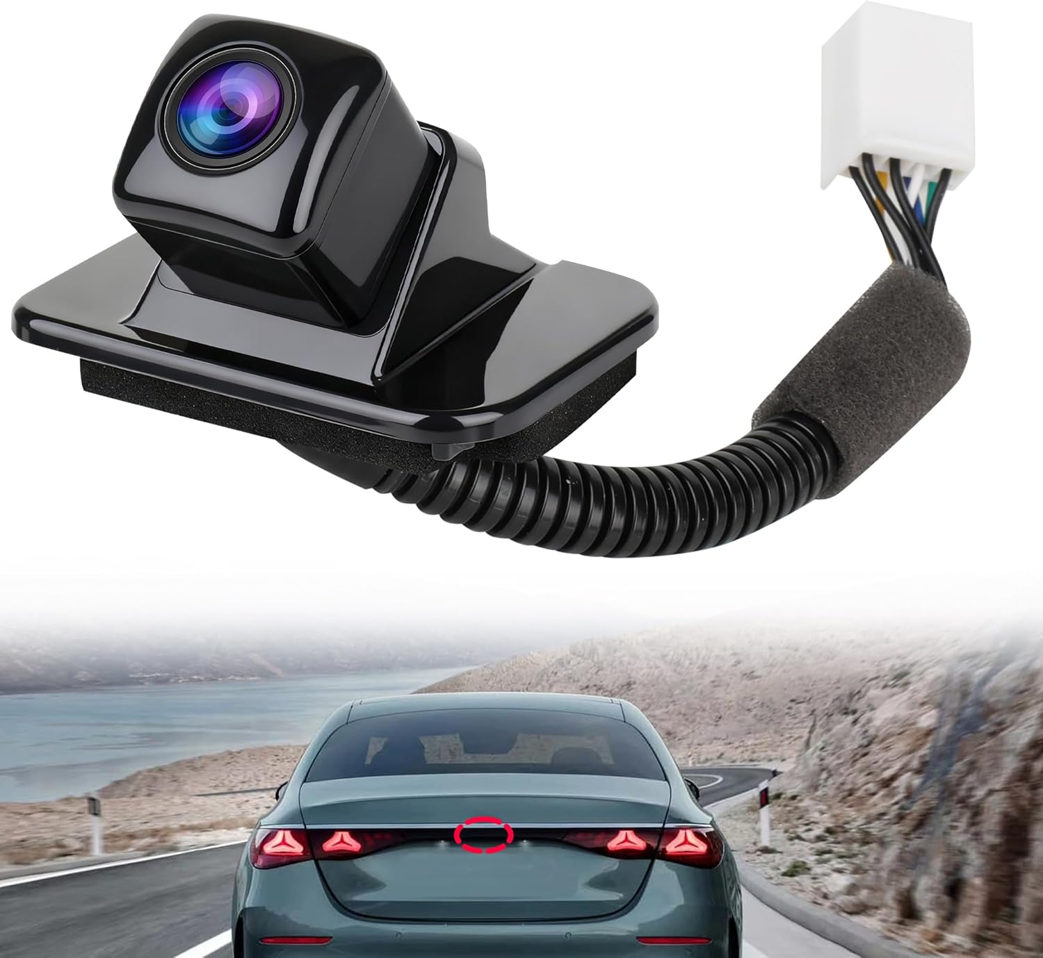 Backup Camera Rear View Parking Assist Camera 170° HD Night Vision for Honda Accord Sedan EX-L 2014 2015 2016 2017 Replaces 590-440,39530T2AA21,39530T2AA31,39530-T2A-A21