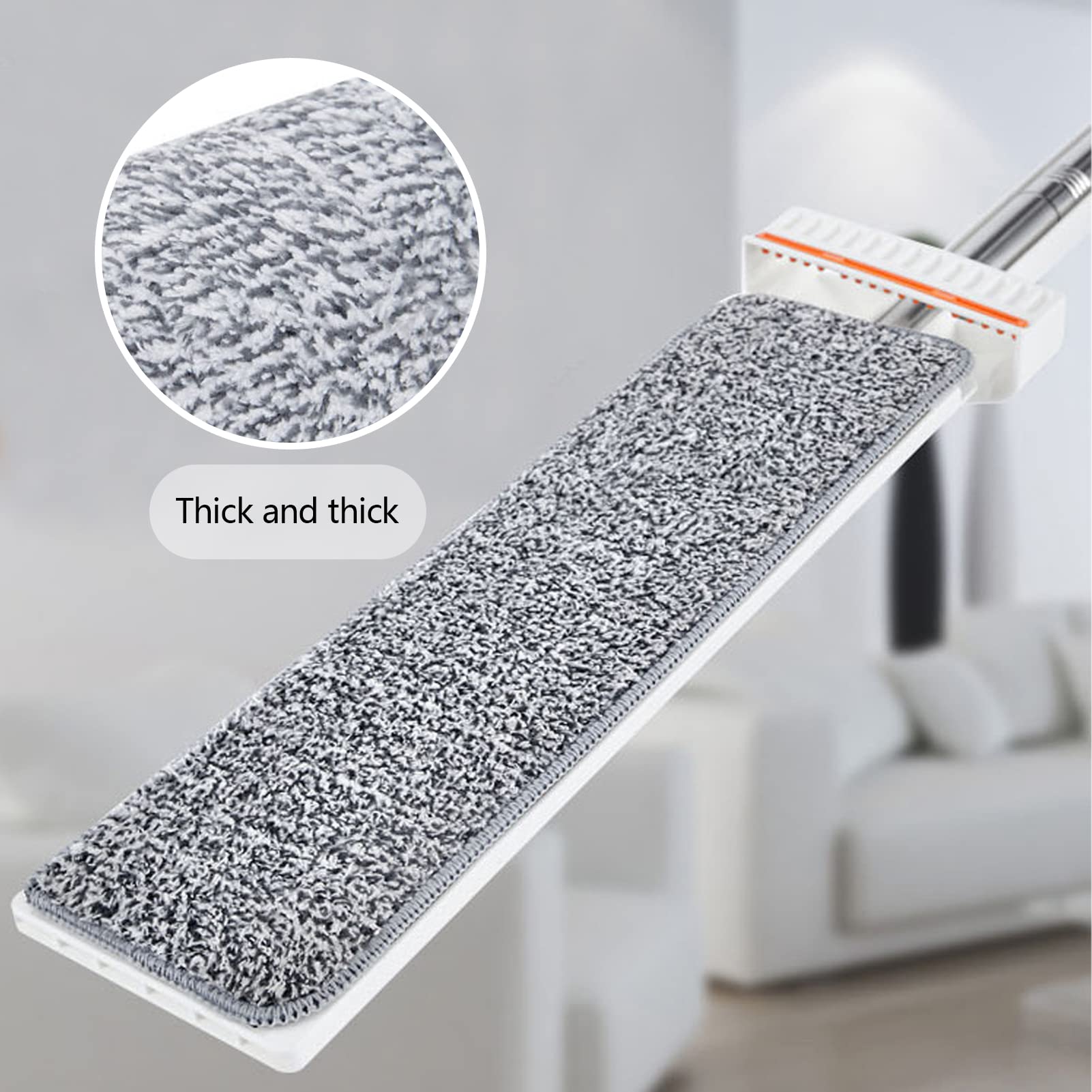 Mop a spruzzo for la pulizia del pavimento con tamponi in microfibra riutilizzabile 360
