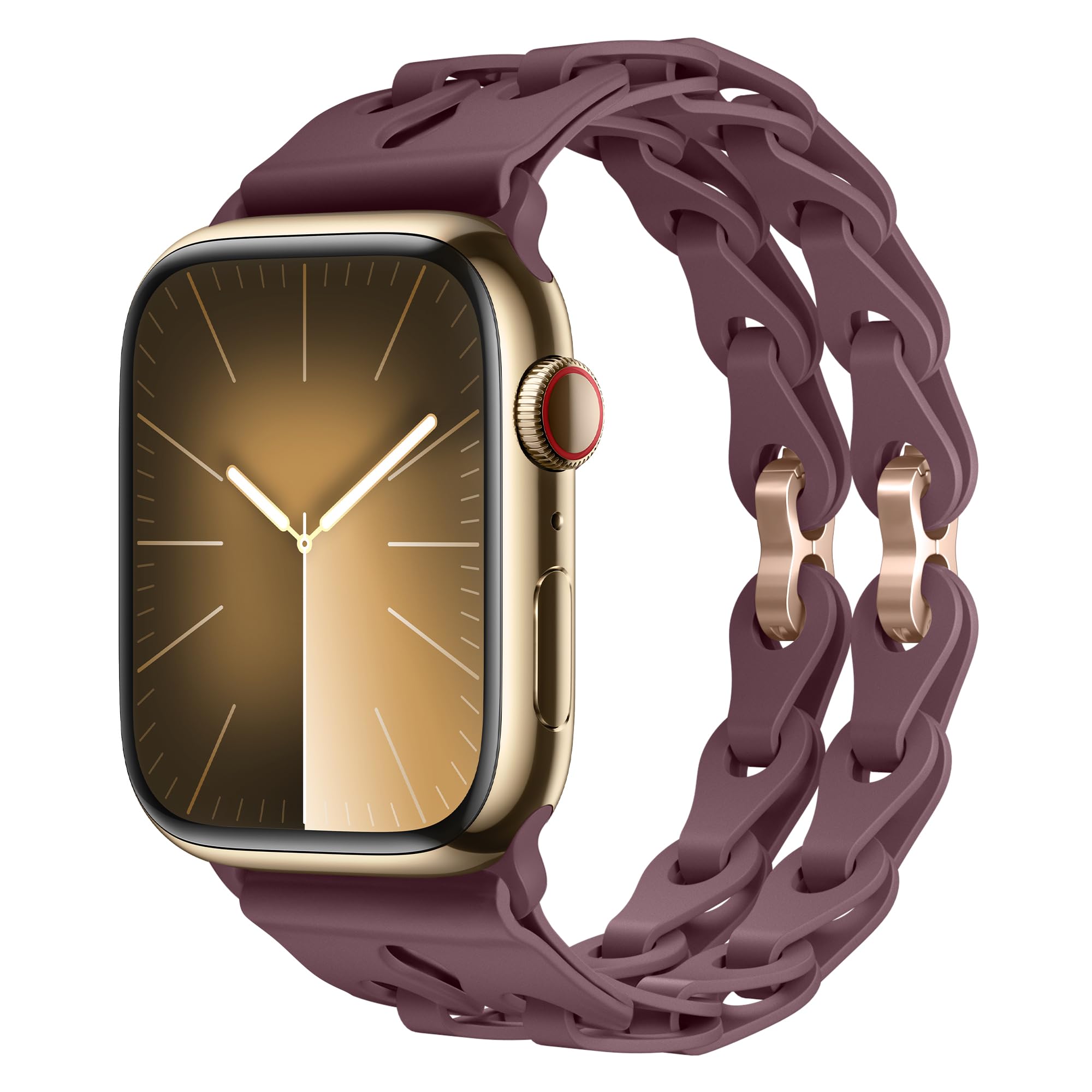 YYXIXI Compatible with Apple Watch Strap 45mm 41mm 44mm 40mm 49mm Breathable Circle Chain Design for Iwatch Band Ultra Series 9 8 7 6 5 4 SE Creative Silicone Straps (40mm/41mm,#3) (B0CQYKQ38V) Amazon Price History, Amazon Price Tracker