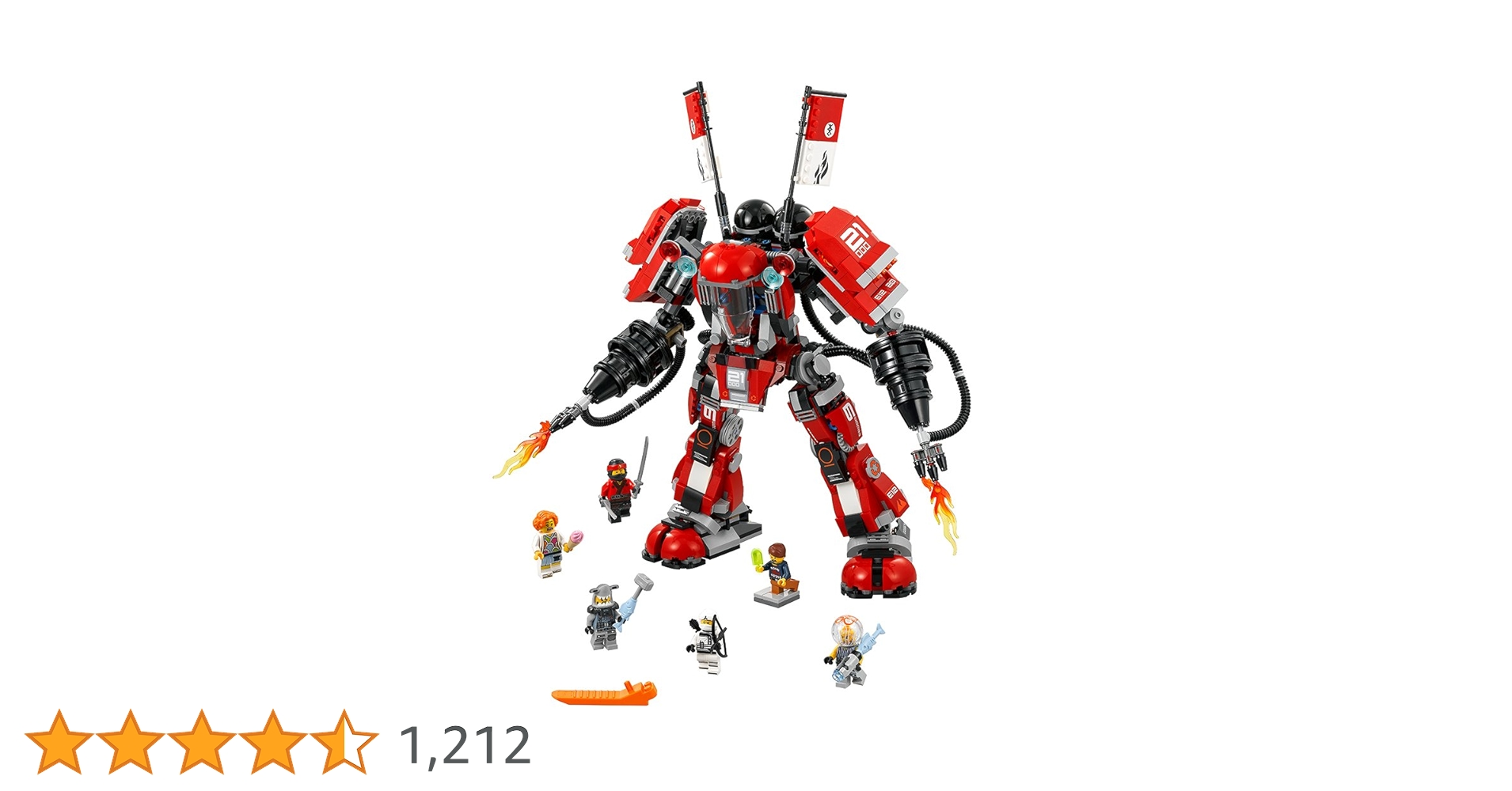 Amazon.co.jp: LEGO Ninjago Movie Fire Mech 70615 Building