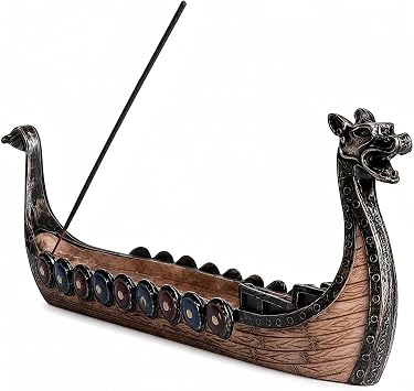 Viking Longship Incense Holder for Sticks